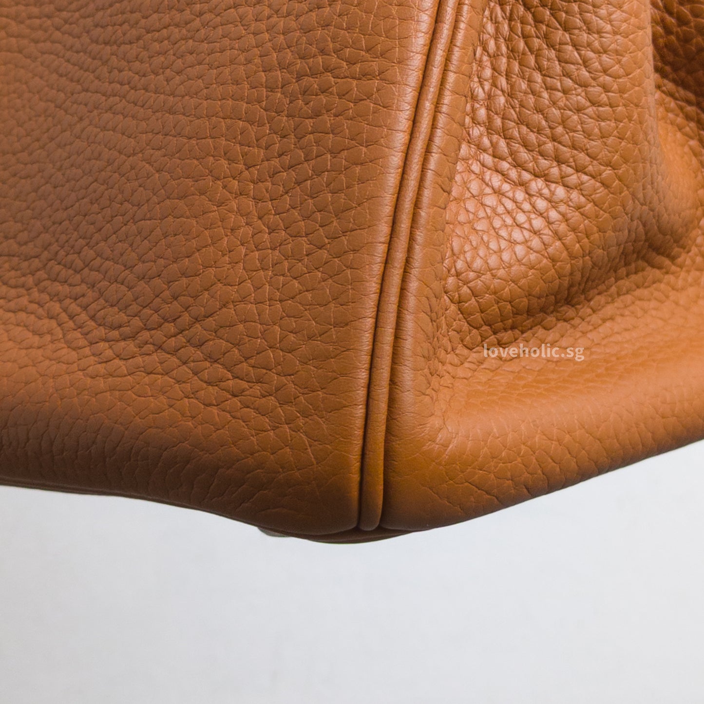 Hermes Birkin Retourne 30 | Gold Togo Palladium Hardware-details