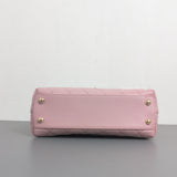 Chanel Coco Handle Small | 24A Light Pink Caviar Light Gold Hardware-details