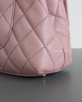 Coco Handle Small | 24A Light Pink Caviar Light Gold Hardware