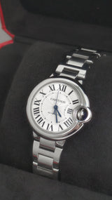 Cartier Balloon Bleu WSBB0044 | Silver Dial -back