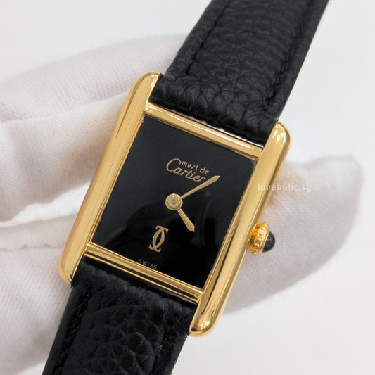 Cartier Must de Cartier Tank Vermeil | 925 Silver & 18K Gold Case -model