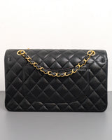Chanel Classic Flap Medium | Black Caviar Gold Hardware-back