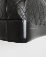 Chanel Gabrielle Backpack Small | Black Calfskin Multicolored Hardware-details