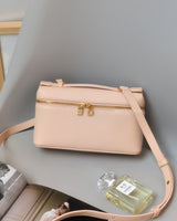 Loro Piana Extra Pocket L19 | A01H Creamed Honey/Sun Gold Calfskin Gold Hardware-front