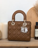 Dior My ABC Lady Dior Small | Golden Lambskin Light Gold Hardware-front