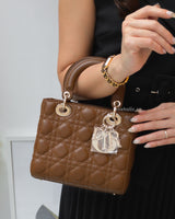 Dior My ABC Lady Dior Small | Golden Lambskin Light Gold Hardware-model