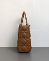 Dior My ABC Lady Dior Small | Golden Lambskin Light Gold Hardware-details