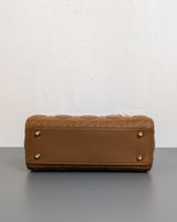 Dior My ABC Lady Dior Small | Golden Lambskin Light Gold Hardware-details