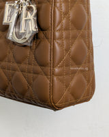 Dior My ABC Lady Dior Small | Golden Lambskin Light Gold Hardware-details