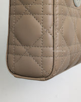 Dior Lady D-Joy Small | Beige Lambskin Light Gold Hardware-details