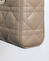 Dior Lady D-Joy Small | Beige Lambskin Light Gold Hardware-details