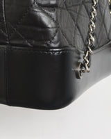 Chanel Gabrielle Backpack Small | Black Calfskin Multicolored Hardware-details