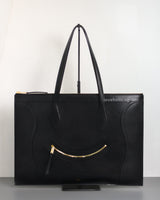Celine Luggage Black Calfskin Gold Hardware-front1