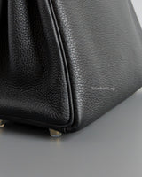 Kelly 28 Black Togo Gold Hardware