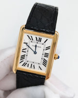 Cartier Tank Solo Large Steel & 18K Gold | W5200004 -model