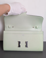 Hermes Constance To Go | Vert Fizz Epsom Palladium Hardware-details