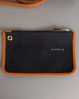 Hermes Herbag 31 | Blue Marine/Neutral Canvas Palladium Hardware-details