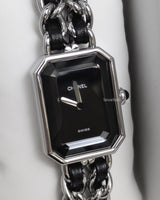 Chanel Vintage Premiere Watch Size M | Silver Hardware-front