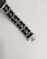 Chanel Vintage Premiere Watch Size M | Silver Hardware-back
