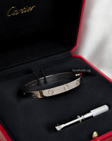 Love Bracelet Classic Size 16 | 18K White Gold