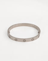 Love Bracelet Classic Size 16 | 18K White Gold