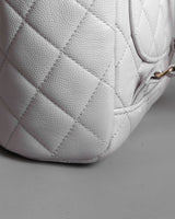 Urban Spirit Backpack Mini Backpack | 25C Light Grey Caviar Light Gold Hardware