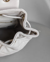 Urban Spirit Backpack Mini Backpack | 25C Light Grey Caviar Light Gold Hardware