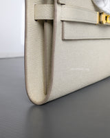 Hermes Kelly To Go Craie Epsom Gold Hardware-details
