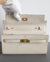 Hermes Kelly To Go Craie Epsom Gold Hardware-details