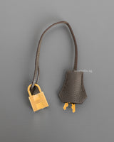 Hermes Birkin Retourne 30 | Etain Togo Gold Hardware-details