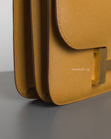Hermes Constance Mini 18 | 2S Sesame Epsom Gold Hardware-details