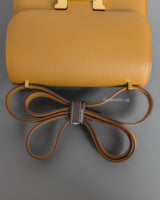 Hermes Constance Mini 18 | 2S Sesame Epsom Gold Hardware-details