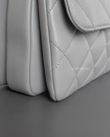 Chanel Trendy CC 20P Grey Lambskin Light Gold Hardware-details