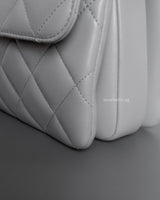 Chanel Trendy CC 20P Grey Lambskin Light Gold Hardware-details
