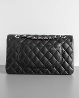 Chanel Classic Flap Medium | Black Caviar Silver Hardware-back