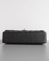 Chanel Classic Flap Medium | Black Caviar Silver Hardware-details