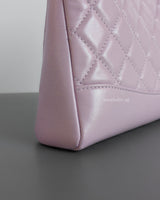 Chanel 31 | Rose Claire Lilac Calfskin Light Gold Hardware-details