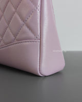Chanel 31 | Rose Claire Lilac Calfskin Light Gold Hardware-details