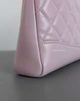 Chanel 31 | Rose Claire Lilac Calfskin Light Gold Hardware-details