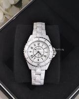 Chanel J12 Quartz 33mm White | H5698 -front