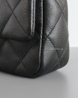 Heart Crush Mini Square | 23P Black Caviar Brushed Gold Hardware