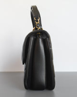 Trendy CC Medium | Black Lambskin Light Gold Hardware