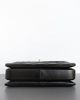 Trendy CC Medium | Black Lambskin Light Gold Hardware
