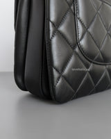 Trendy CC Medium | Black Lambskin Light Gold Hardware