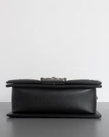 Boy Small | Black Caviar Ruthenium Hardware
