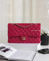 Chanel Classic Flap Medium | 20S Dark Pink Caviar Gold Hardware-front