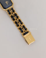 Chanel Vintage Premiere Watch 1987 Size S | 24K Gold Hardware-back