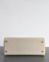 Hermes Kelly 28 | Craie Togo Palladium Hardware-details