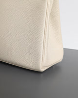 Hermes Kelly 28 | Craie Togo Palladium Hardware-details