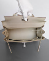 Hermes Kelly 28 | Craie Togo Palladium Hardware-details